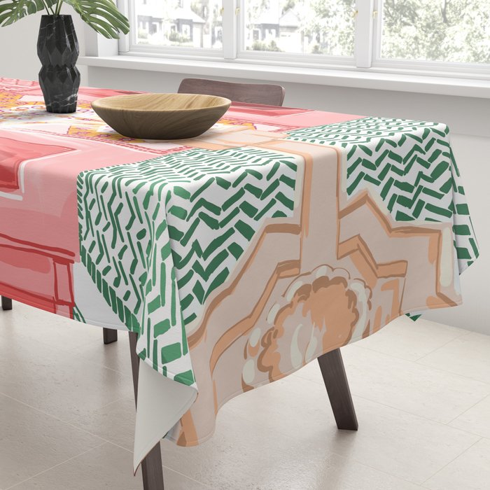 The Blush Palace Tablecloth Gallery Image 3