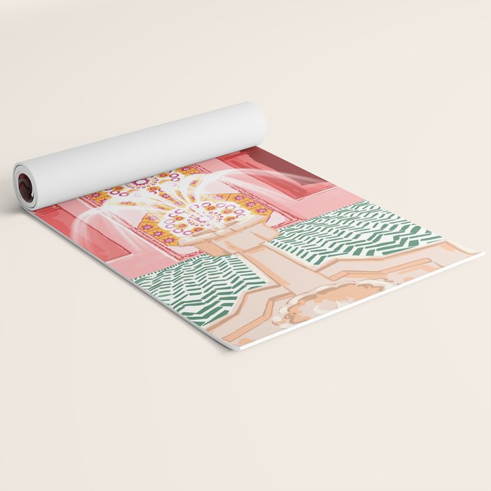 The Blush Palace Yoga Mat Gallery Image 2