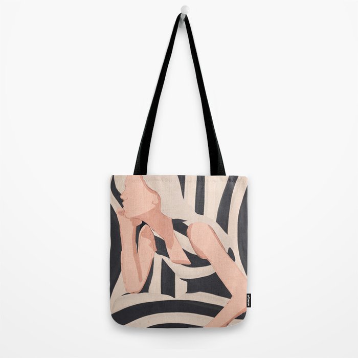 Striped Presence Tote Bag Gallery Image 2