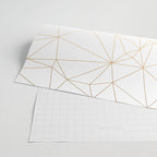 Geometric Gold Minimalist Design Wrapping Paper Gallery Image 2