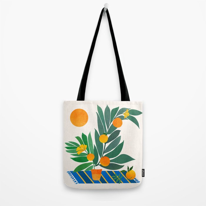 Summer's End With Oranges Tote Bag Gallery Image 2