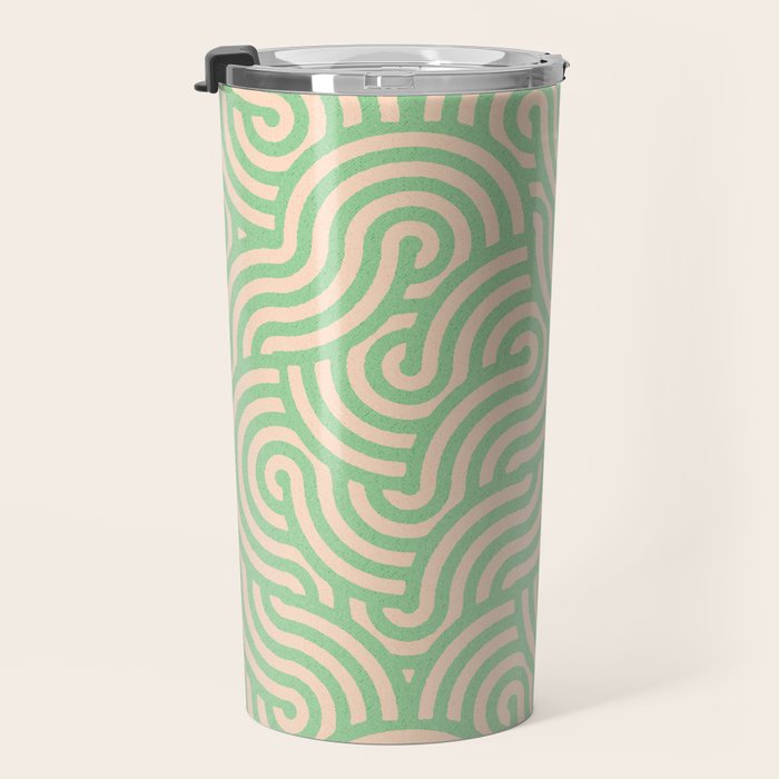 SWIRL Lime and Almond Travel Mug Gallery Image 3