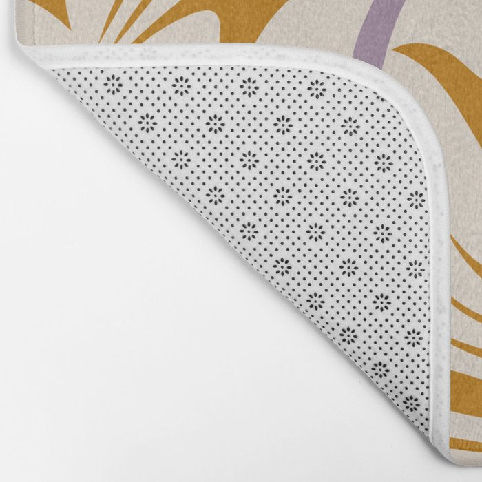 Floral Wave Bath Mat Gallery Image 2