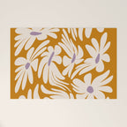 Floral Wave Welcome Mat Gallery Image 1