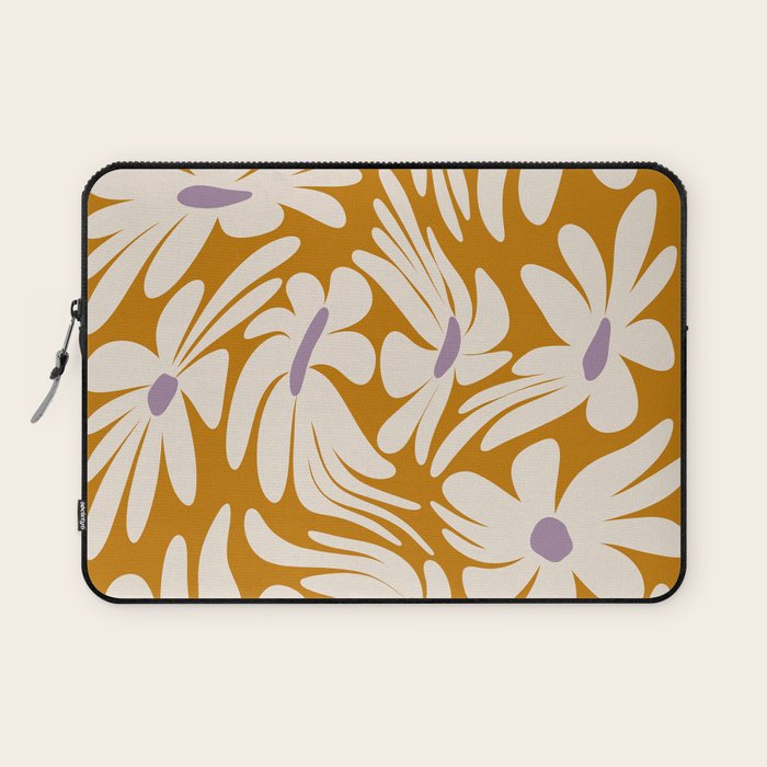 Floral Wave Laptop Sleeve Gallery Image 1