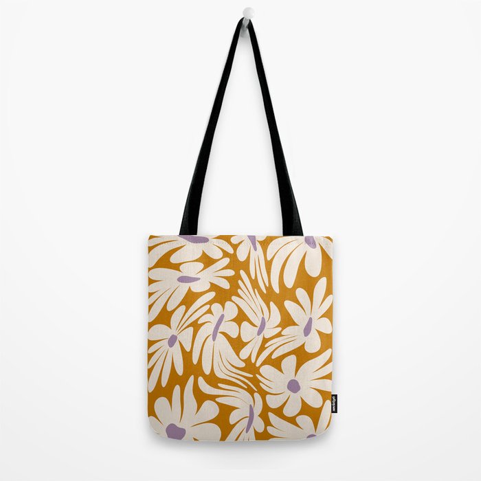 Floral Wave Tote Bag Gallery Image 2
