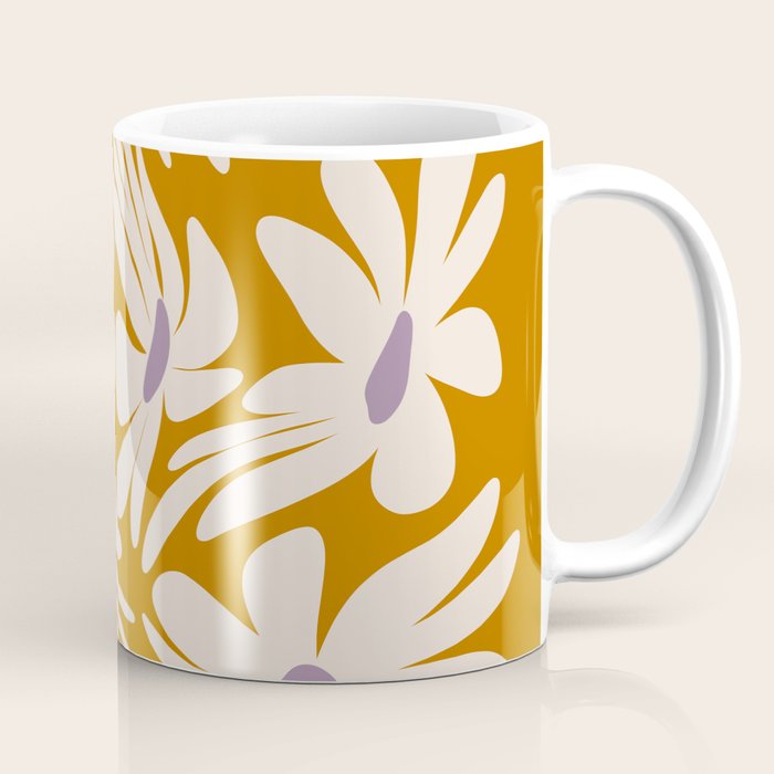 Floral Wave Coffee Mug Gallery Image 1