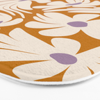 Floral Wave Bath Mat Gallery Image 3