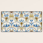 Whimsical Botanical Tile Desk Mat Gallery Image 3