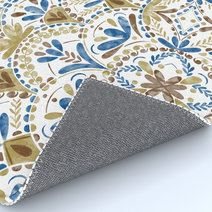 Whimsical Botanical Tile Rug Gallery Image 4