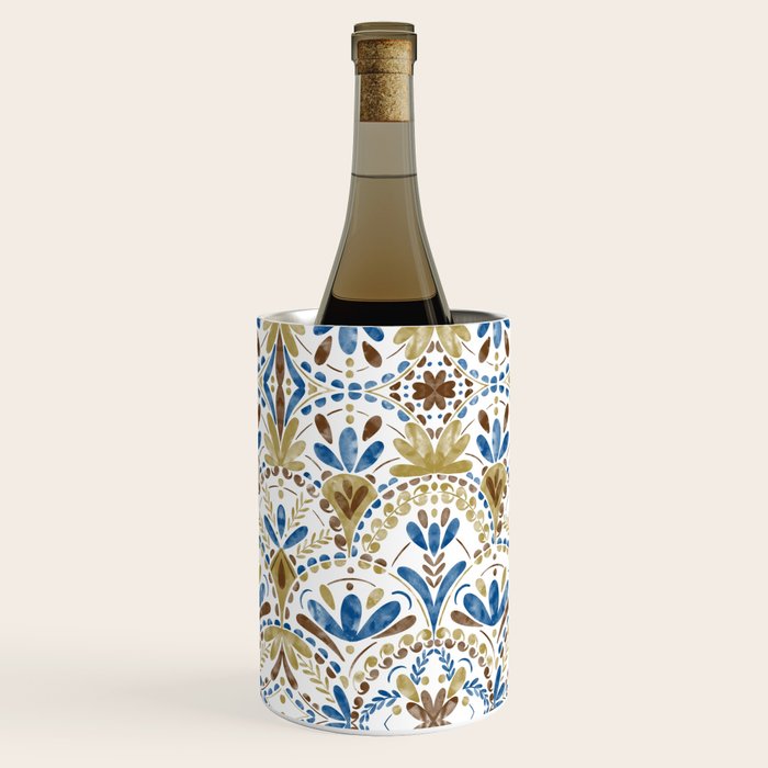 Whimsical Botanical Tile Wine Chiller Gallery Image 2