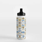 Whimsical Botanical Tile Water Bottle Gallery Image 2