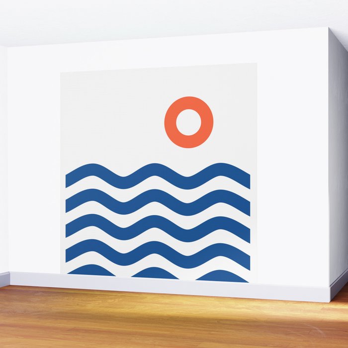 Nautical 02 Seascape Wall Mural Gallery Image 2