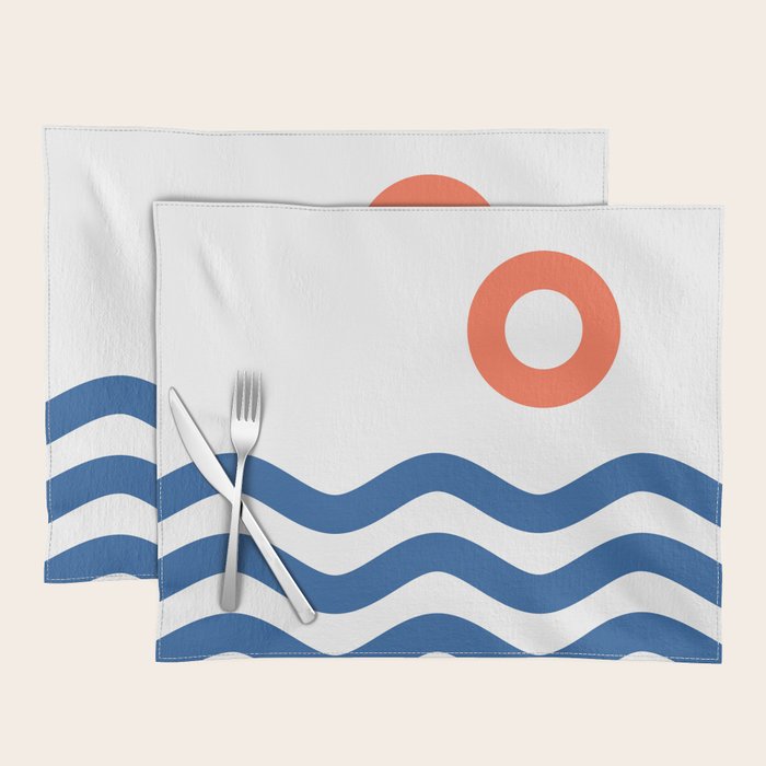 Nautical 02 Seascape Placemat Gallery Image 1