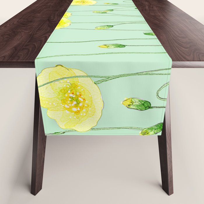 Yellow Wildflowers II Table Runner Gallery Image 1