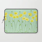 Yellow Wildflowers II Laptop Sleeve Gallery Image 1
