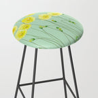 Yellow Wildflowers II Stool Gallery Image 2
