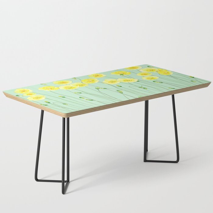 Yellow Wildflowers II Coffee Table Gallery Image 1