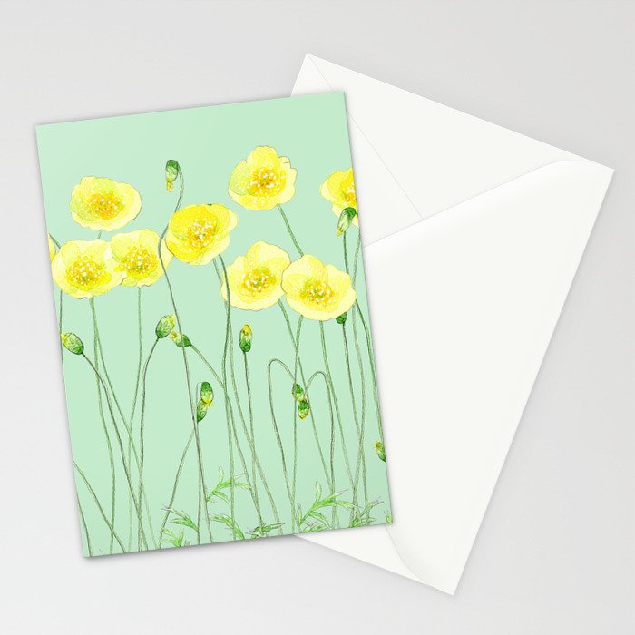 Yellow Wildflowers II Stationery Card Gallery Image 2