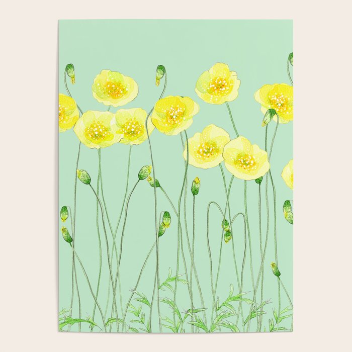 Yellow Wildflowers II Poster Gallery Image 1