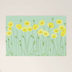 Yellow Wildflowers II Welcome Mat Gallery Image 1