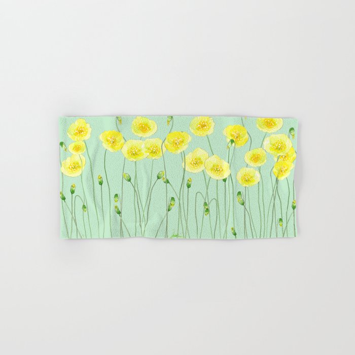 Yellow Wildflowers II Bath Towel Gallery Image 1
