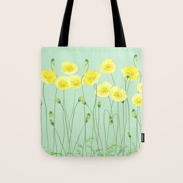 Yellow Wildflowers II Tote Bag Gallery Image 1