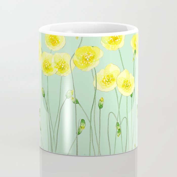Yellow Wildflowers II Coffee Mug Gallery Image 4