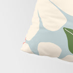 Wild Daisies - blue & pink Pillow Sham Gallery Image 4