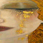 Gustav Klimt - Golden Tears ,No.1, Coffee Mug Gallery Image 2