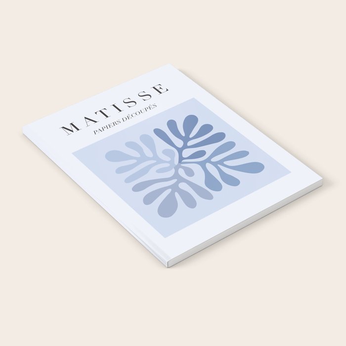Blue Matisse Exhibition Poster - Light Blue Henri Matisse Cut Outs Vintage Poster Matisse Notebook Gallery Image 1