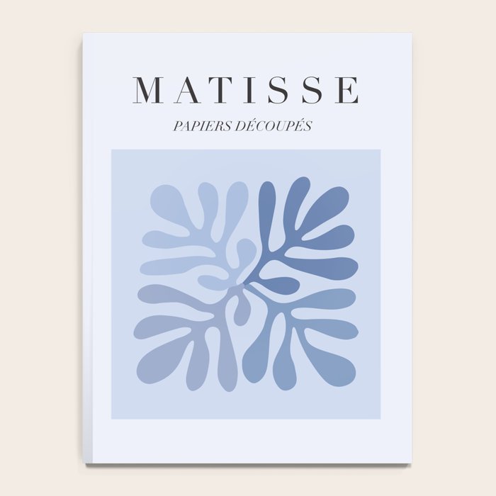 Blue Matisse Exhibition Poster - Light Blue Henri Matisse Cut Outs Vintage Poster Matisse Notebook Gallery Image 4