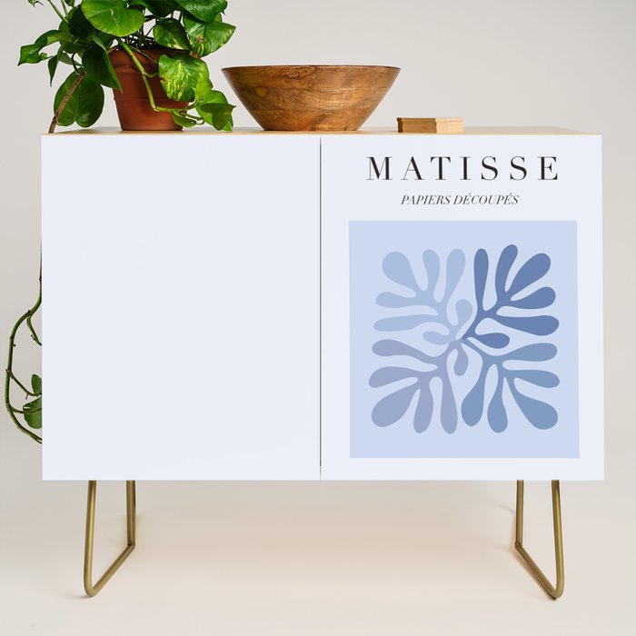 Blue Matisse Exhibition Poster - Light Blue Henri Matisse Cut Outs Vintage Poster Matisse Credenza Gallery Image 1