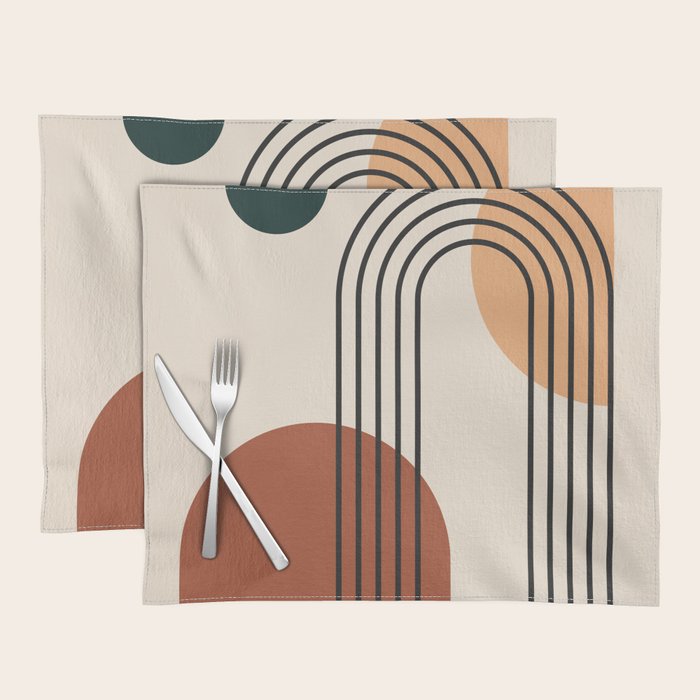 geometric abstract 59 Placemat Gallery Image 1