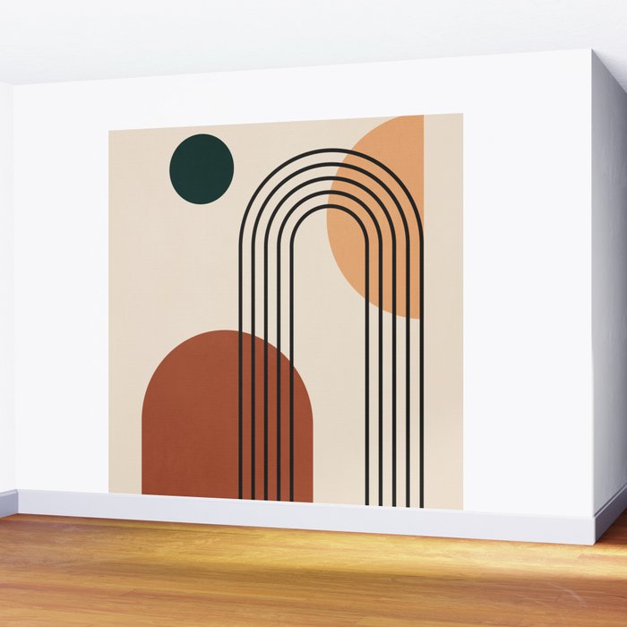 geometric abstract 59 Wall Mural Gallery Image 2