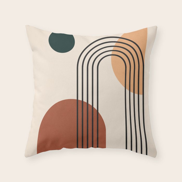 geometric abstract 59 Throw Pillow Gallery Image 6