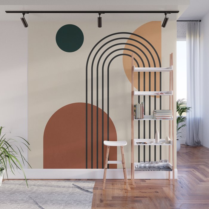 geometric abstract 59 Wall Mural Gallery Image 1