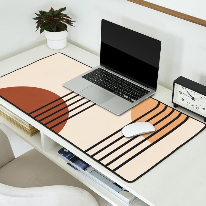 geometric abstract 59 Desk Mat Gallery Image 2