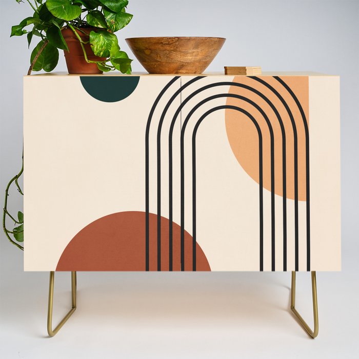 geometric abstract 59 Credenza Gallery Image 1