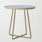 Bows & Ribbons Pattern XLIV Light Pastel Blue Side Table Gallery Image 1