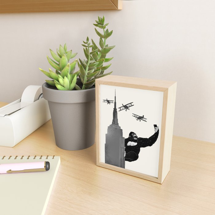 Selfie King Kong Mini Art Print Gallery Image 2