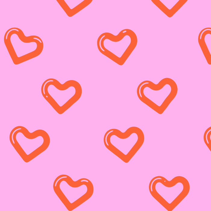 Red love heart shape pattern Coffee Mug Gallery Image 2