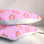 Red love heart shape pattern Pillow Sham Gallery Image 3