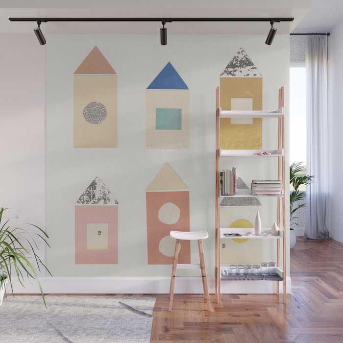 Paper City #1 Wall Mural Gallery Image 1