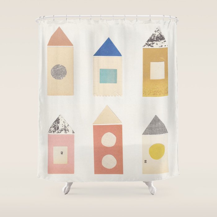 Paper City #1 Shower Curtain Gallery Image 1