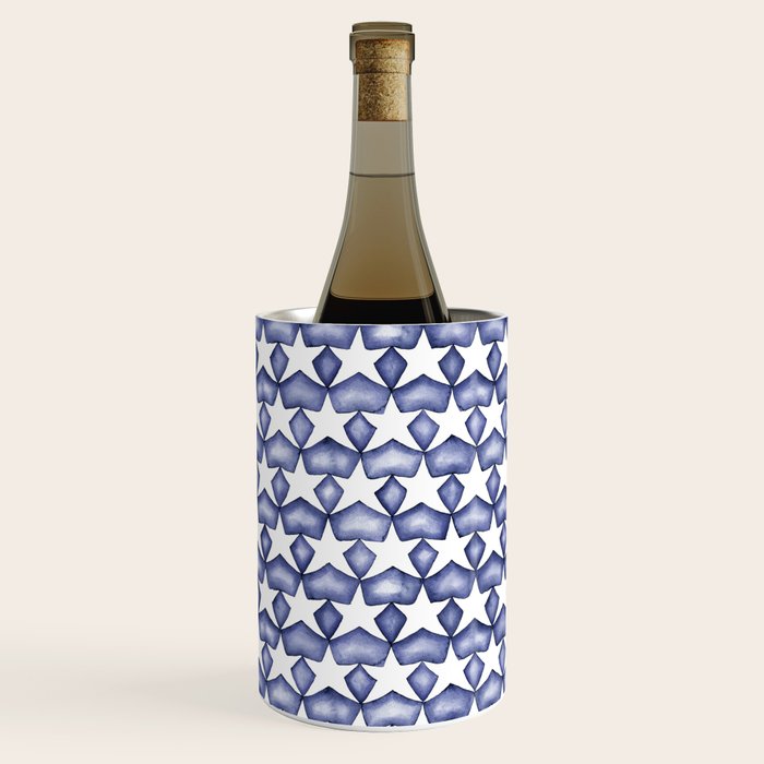 Dark Indigo Stars Wine Chiller Gallery Image 2