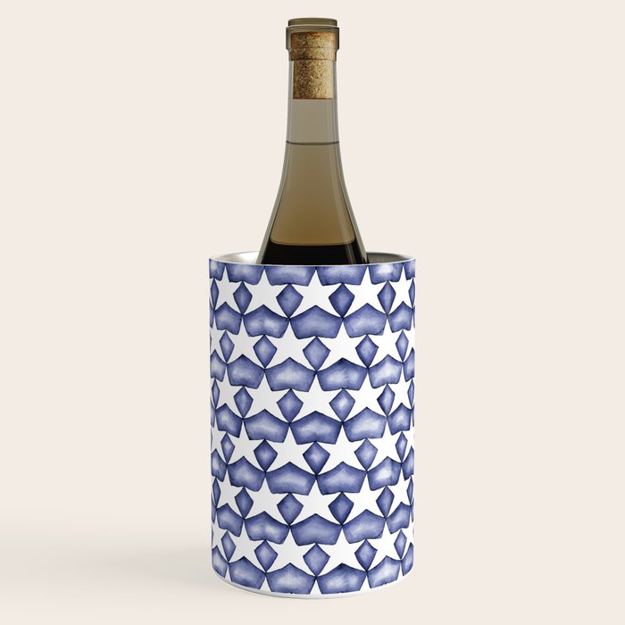 Dark Indigo Stars Wine Chiller Gallery Image 3