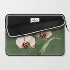 White Orchid Floral Art 4  Laptop Sleeve Gallery Image 2