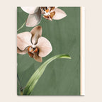 White Orchid Floral Art 4  Notebook Gallery Image 4