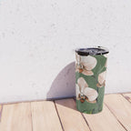 White Orchid Floral Art 4  Travel Mug Gallery Image 4